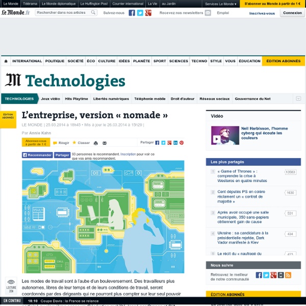 L’entreprise, version « nomade »