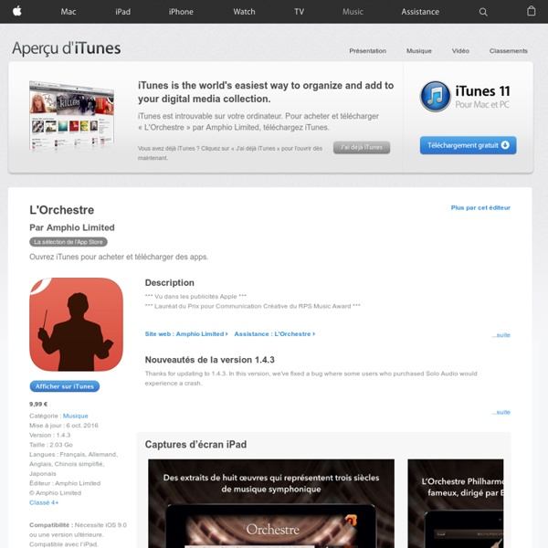 L'Orchestre dans l’App Store