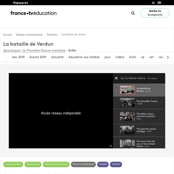 Vidéo sur la bataille de Verdun