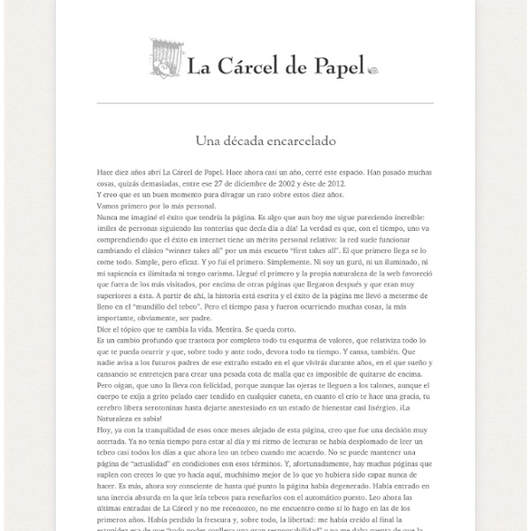 Diario de un lector de tebeos. La Cárcel de Papel