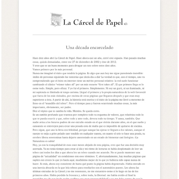 Diario de un lector de tebeos. La Cárcel de Papel