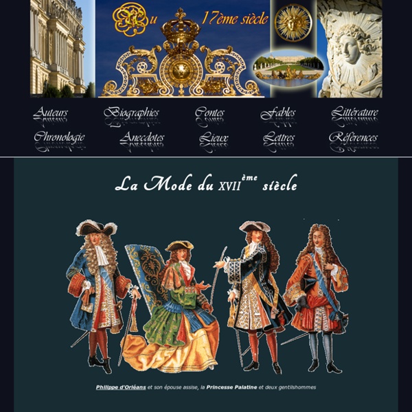 La Mode du XVIIe siècle - Au 17ème Siècle