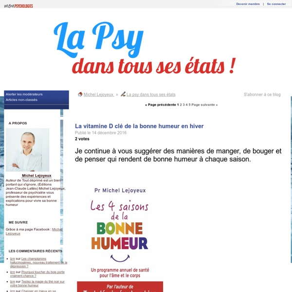 Blog "La psy dans tous ses états"