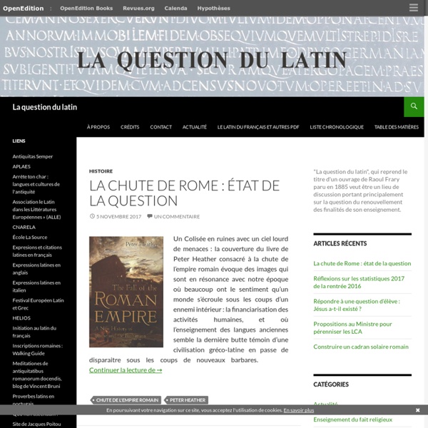 La question du latin