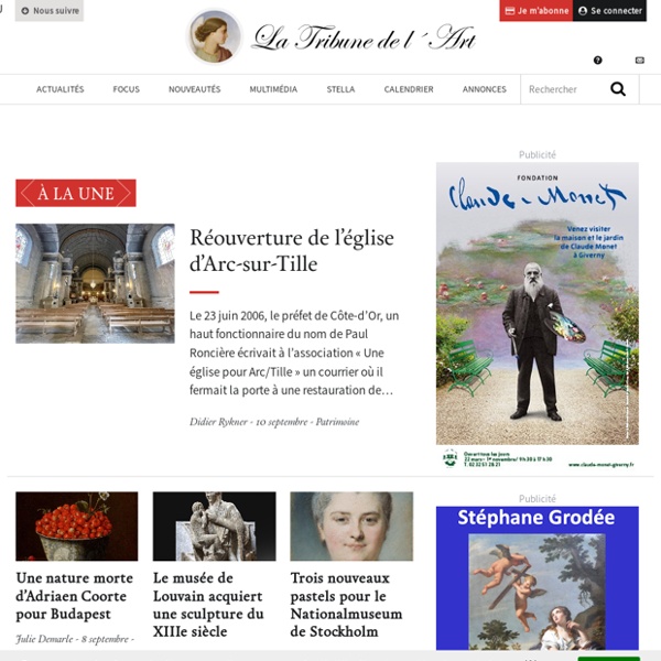 La Tribune de l'Art : Suivre la presse artistique : guide des magazines  à connaitre