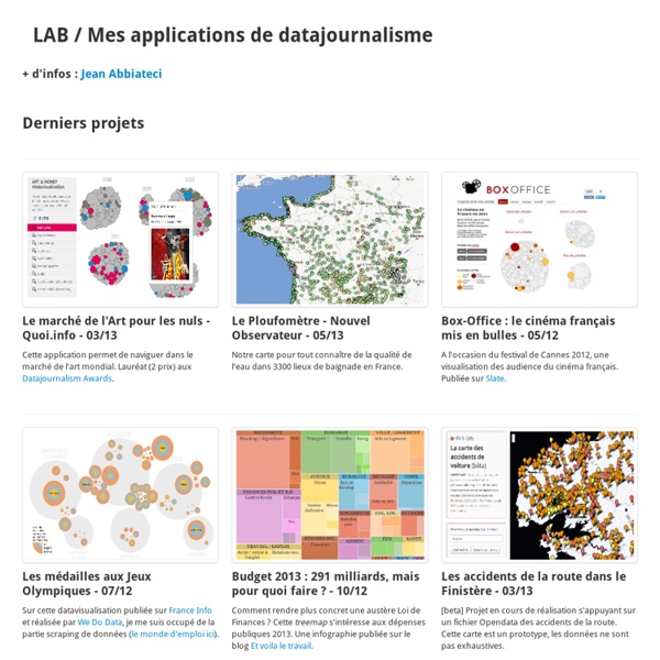 LABS / Datajournalism apps