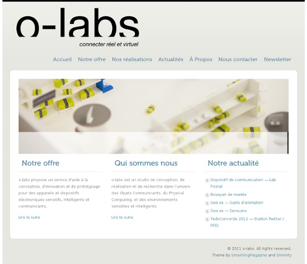 O-labs - connecter réel et virtuel