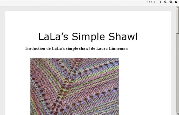 Lala's Simple Shawl