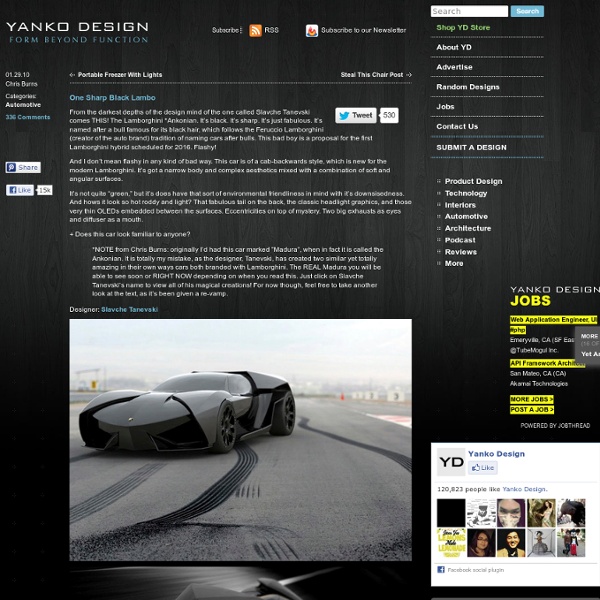 Lamborghini Madura by Slavche Tanevski & Yanko Design - StumbleUpon