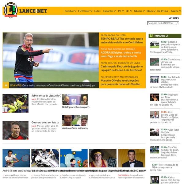 Home - Lancenet.com.br - Notícias de Futebol, F1, NBA e muito mais