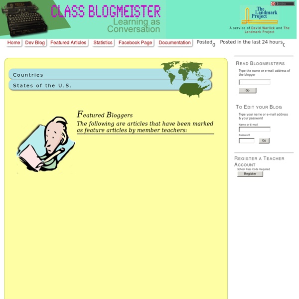 Landmarks Class Blogmeister