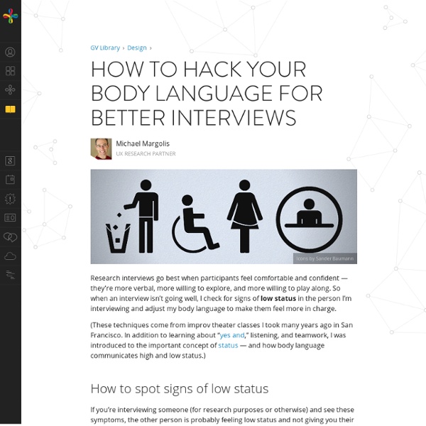 How to hack your body language for better interviews