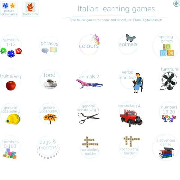 Italian language learning games online