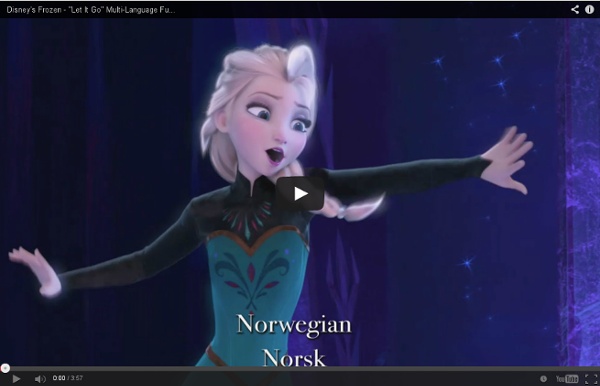 Disney's Frozen - "Let It Go" Multi-Language Full Sequence