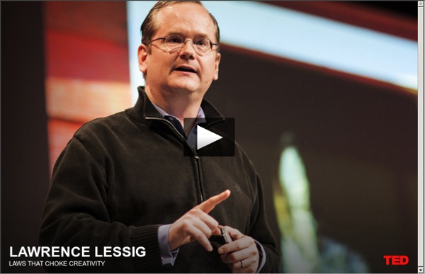 Larry Lessig on laws that choke creativity