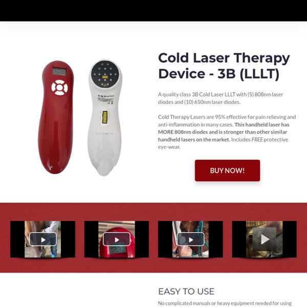 Cold Laser Therapy: F.A.Q