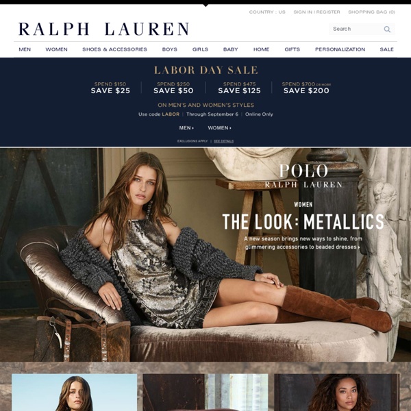 Ralph Lauren: Shop Clothing for Men, Women, Children & Babies