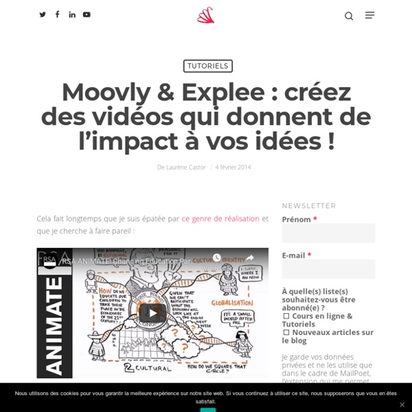 Moovly & Explee : créez des vidéos qui donnent de l’impact à vos idées !