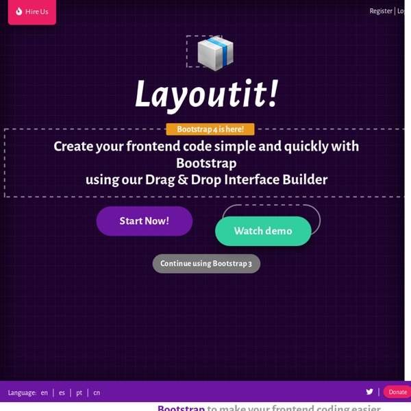 LayoutIt! - Interface Builder for Bootstrap