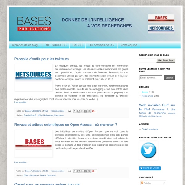 Le blog de Bases Publications