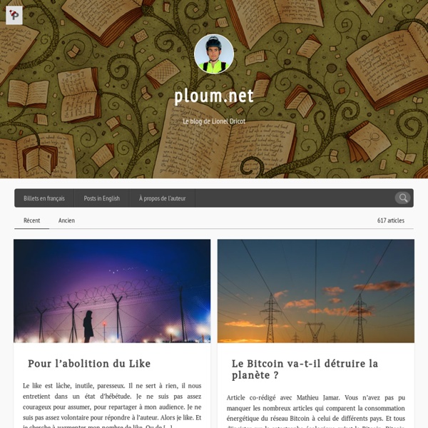 Le blog de Lionel Dricot