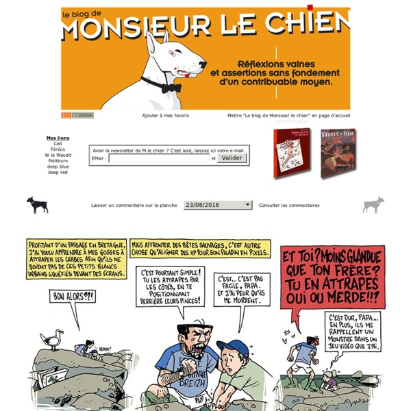 Le blog de MONSIEUR LE CHIEN