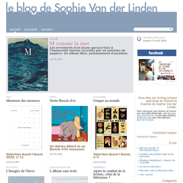 Le Blog de Sophie Van der Linden