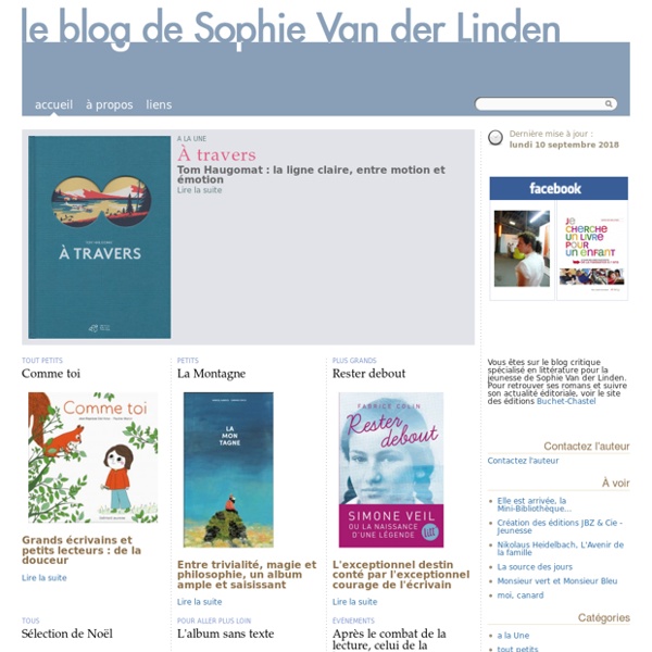 Le blog de Sophie Van der Linden