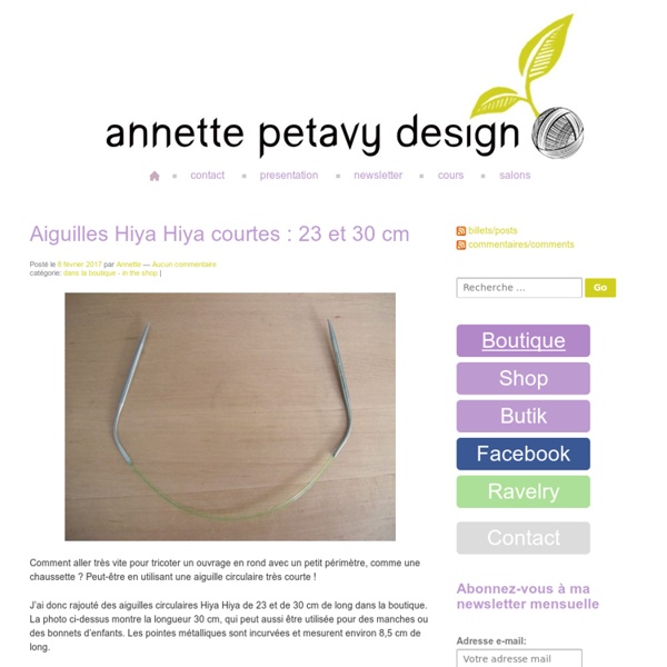 Annette Petavy Design – le blog / the blog