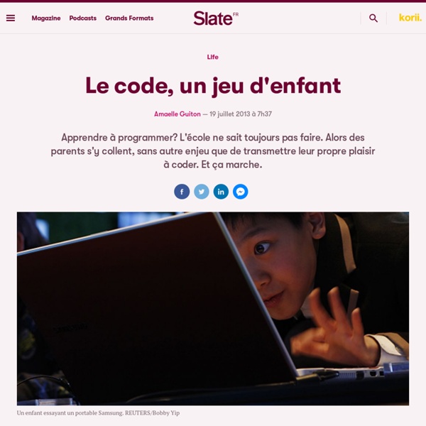 Le code, un jeu d'enfant