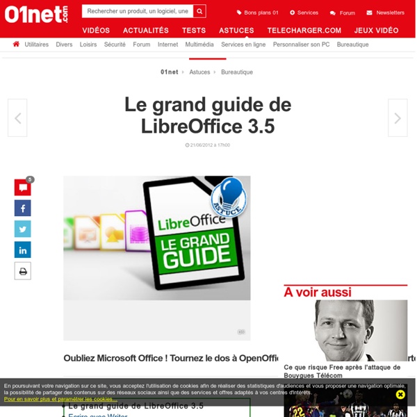 Le grand guide de LibreOffice