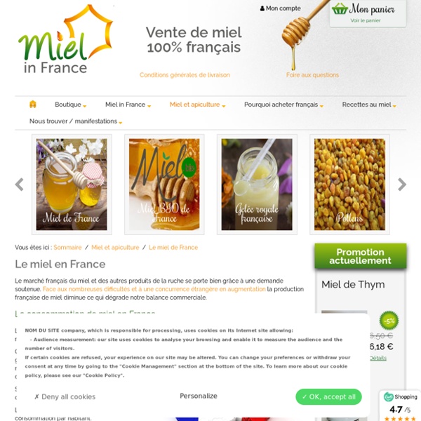 Le marché du miel en France - MIEL IN FRANCE