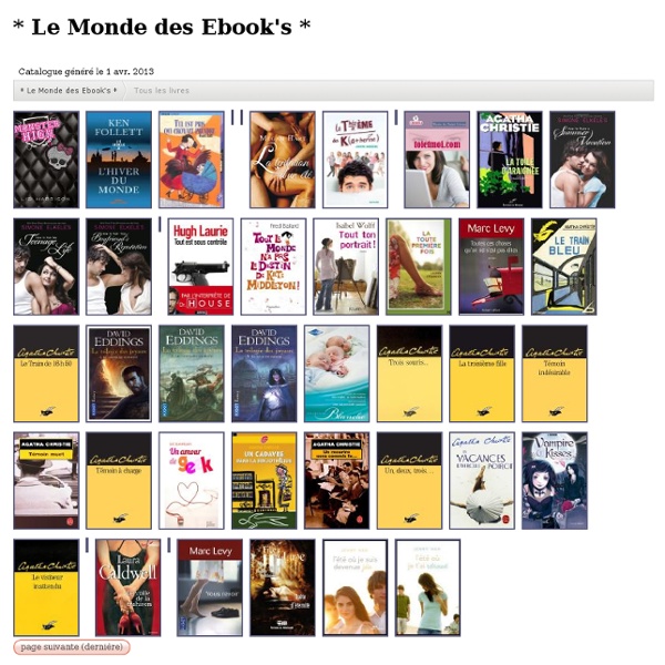 * Le Monde des Ebook's *