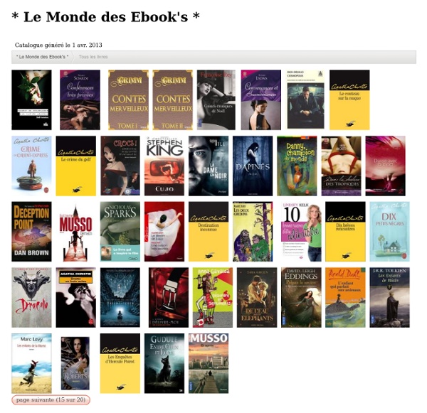 * Le Monde des Ebook's *