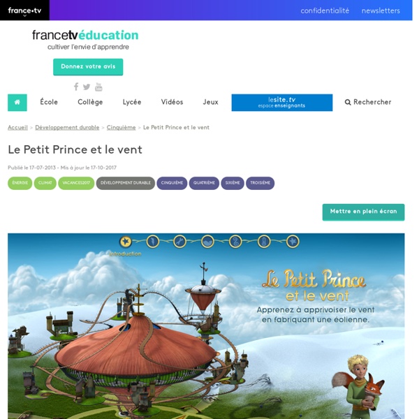Le Petit Prince et le vent - Jeu