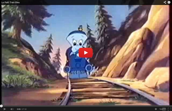 Le Petit Train Bleu (persévérance)