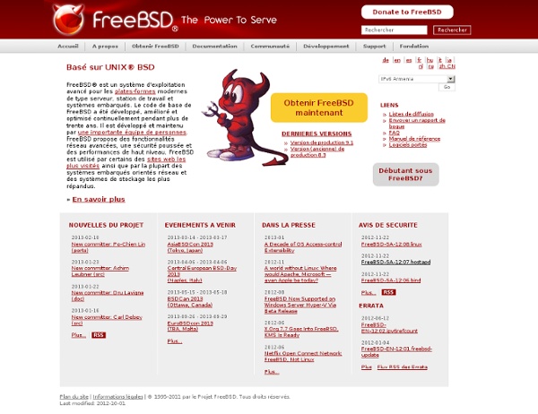 Le Projet FreeBSD
