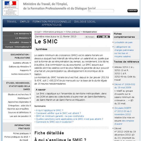 Le SMIC