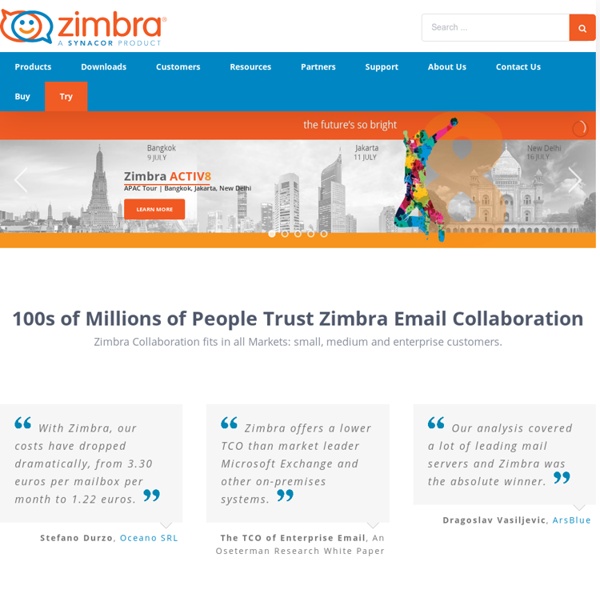 Pricing for Zimbra Collaboration Server on-site, Zimbra Hosted, and Zimbra Mobile