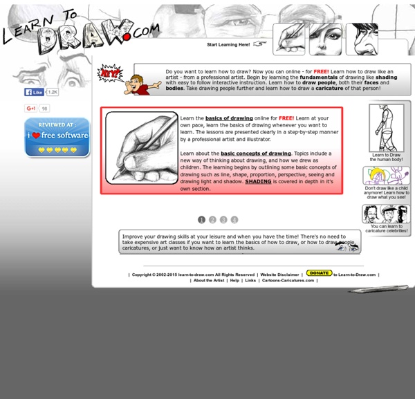 Learn to draw.com, learn how to draw online!