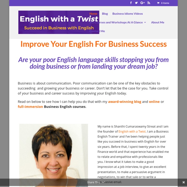 A Blog About Learning The English Language