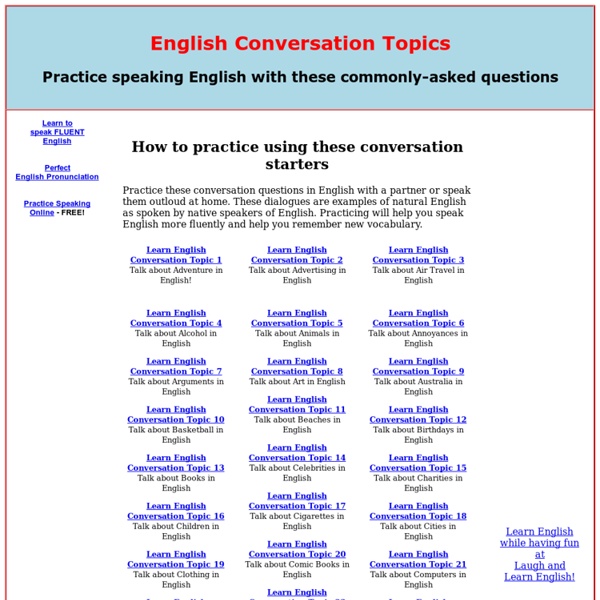 Learn English Conversation