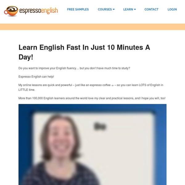 Espresso English — Everyday English Lessons