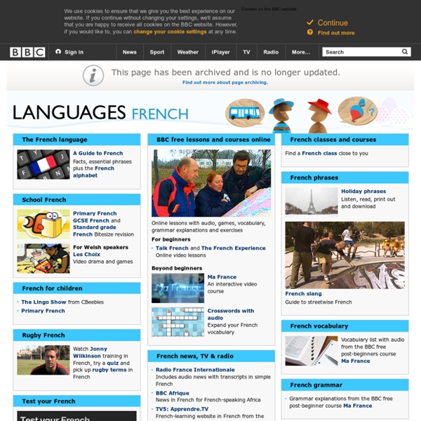 Learn French with free online lessons