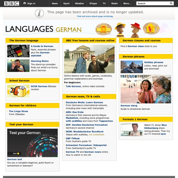 Learn German with free online lessons