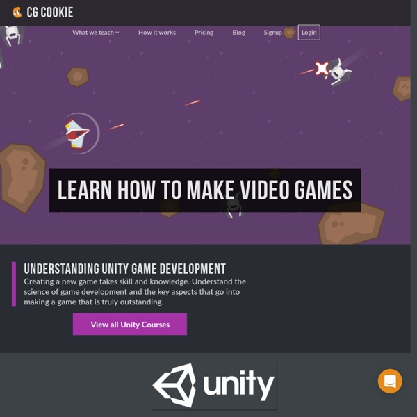 Unity Game Engine Tutorials and Resources
