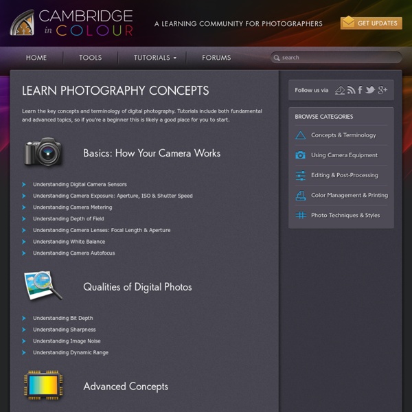 Learn Photography Concepts