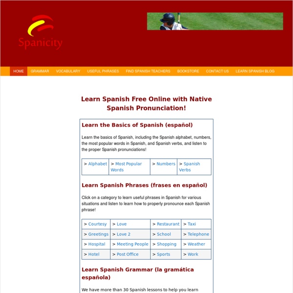 Learn Spanish - Spanish Online - SpaniCity