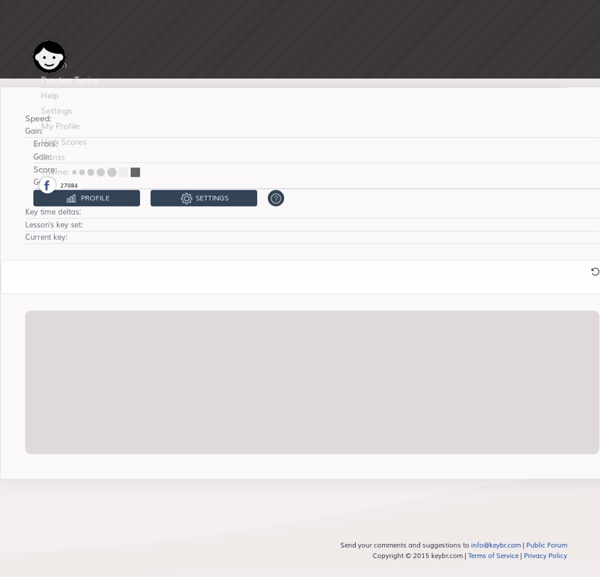 Keybr.com typing lessons