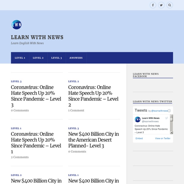 Learn With News – Learn English With News